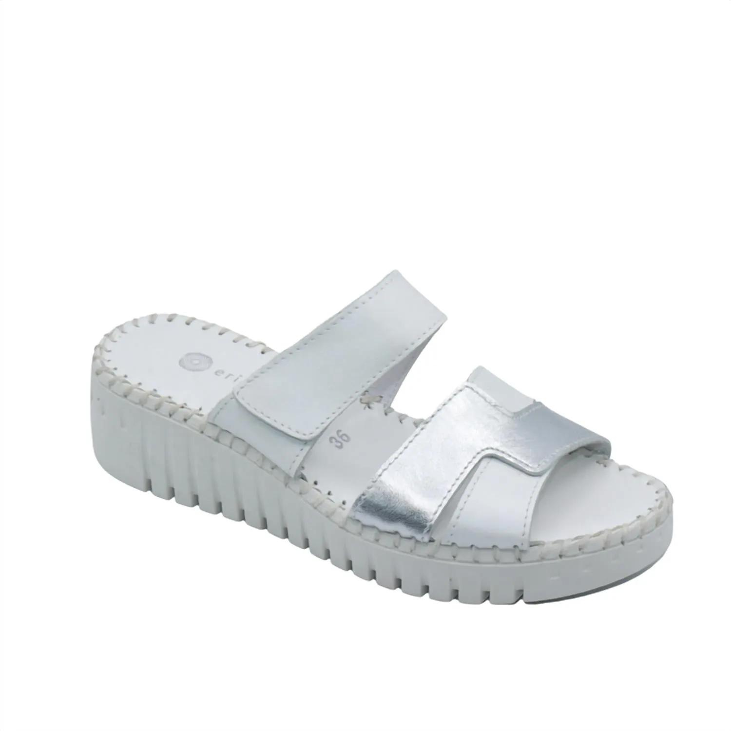 Women's Darien Sandals In White Silver