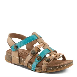Women's Delila Sandals In Multi-Beige