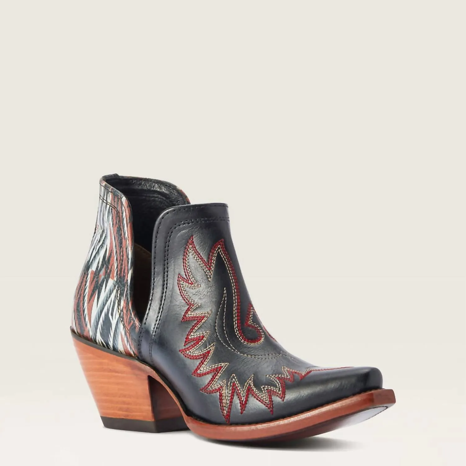 Women's Dixon Chimayo Western Boot In Cash Black