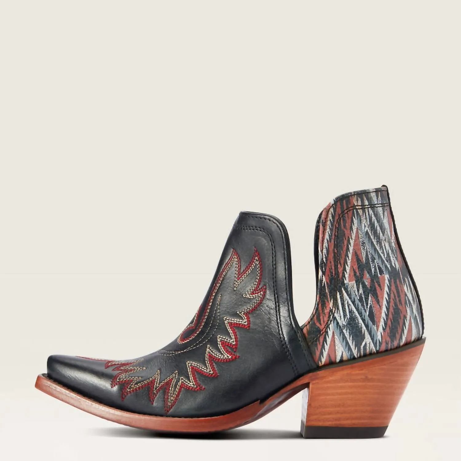 Women's Dixon Chimayo Western Boot In Cash Black