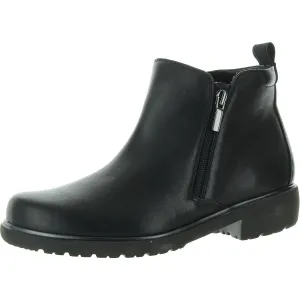 Womens Double Zipper Ankle Boots
