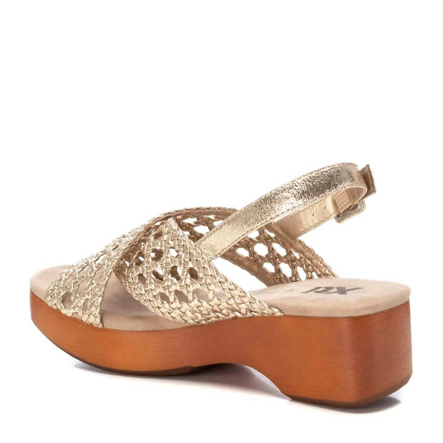 Women's Fashion Platform Sandals In Gold