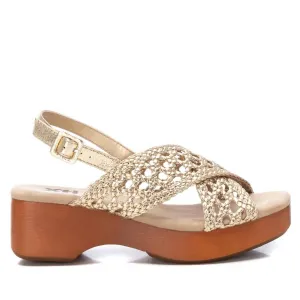Women's Fashion Platform Sandals In Gold