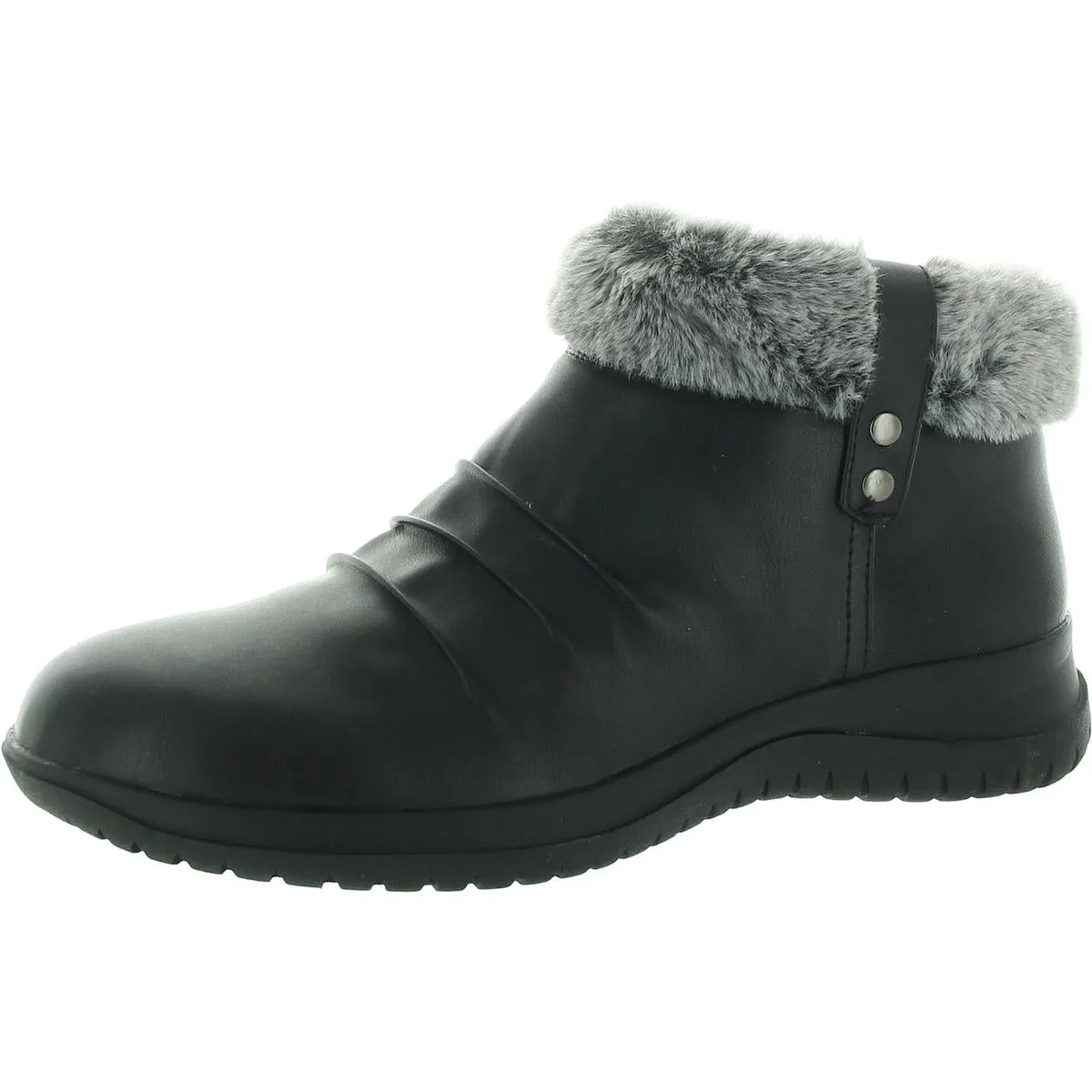 Womens Faux Fur Lined Man Made Booties