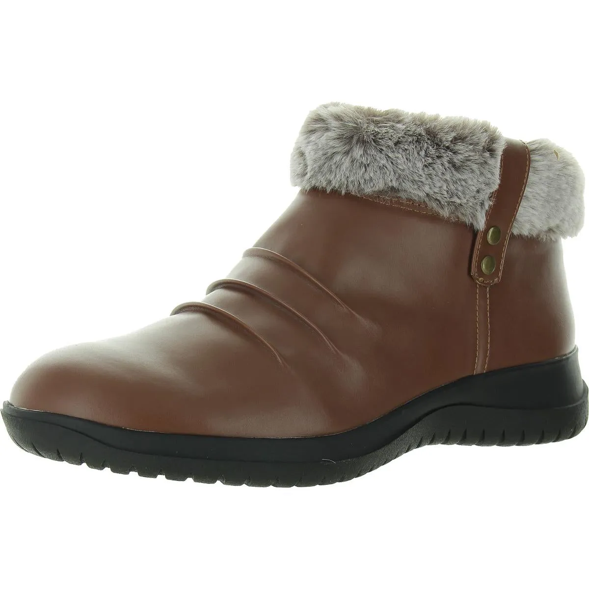 Womens Faux Fur Lined Man Made Booties