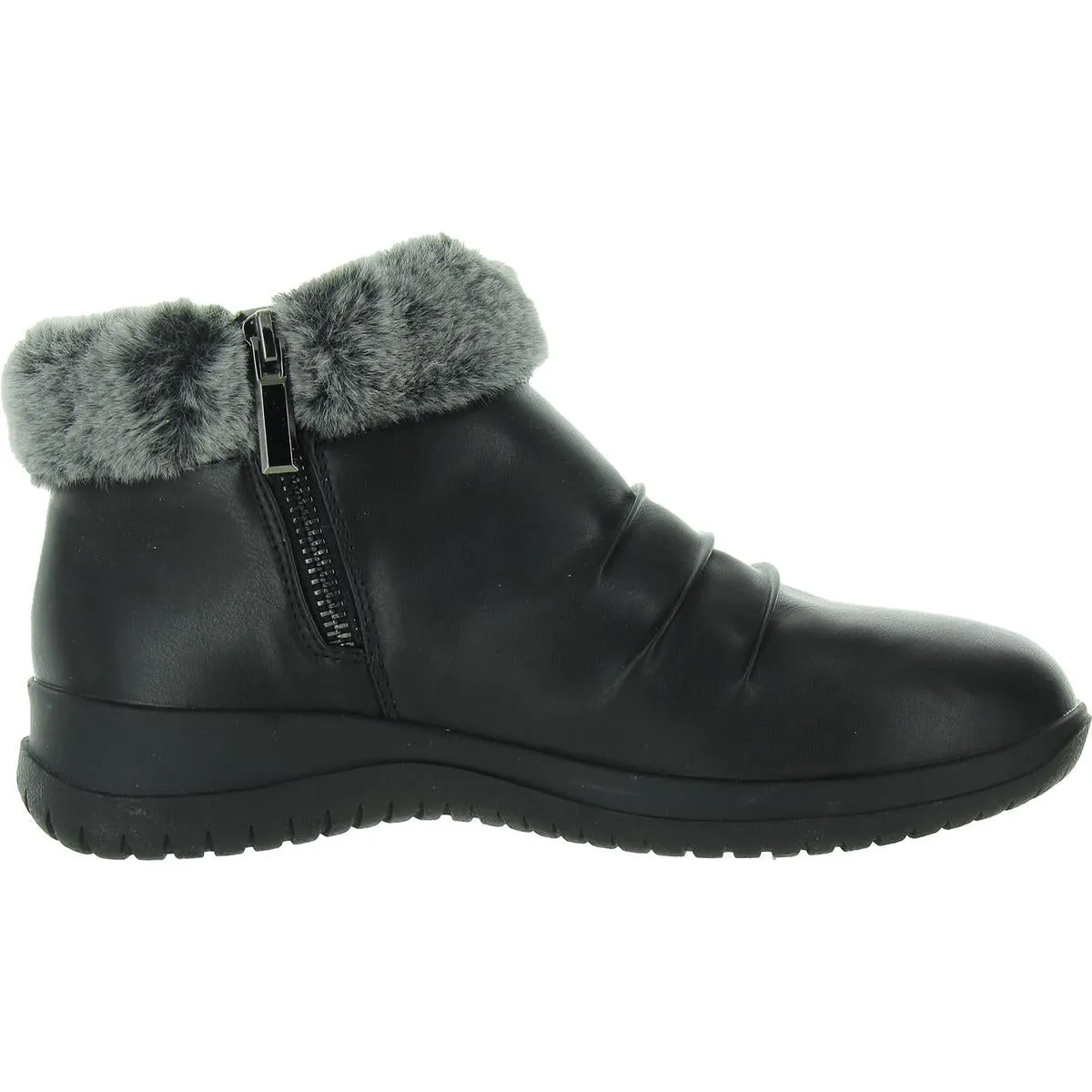 Womens Faux Fur Lined Man Made Booties