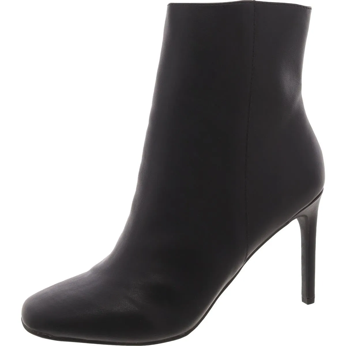 Womens Faux Leather Padded Insole Booties