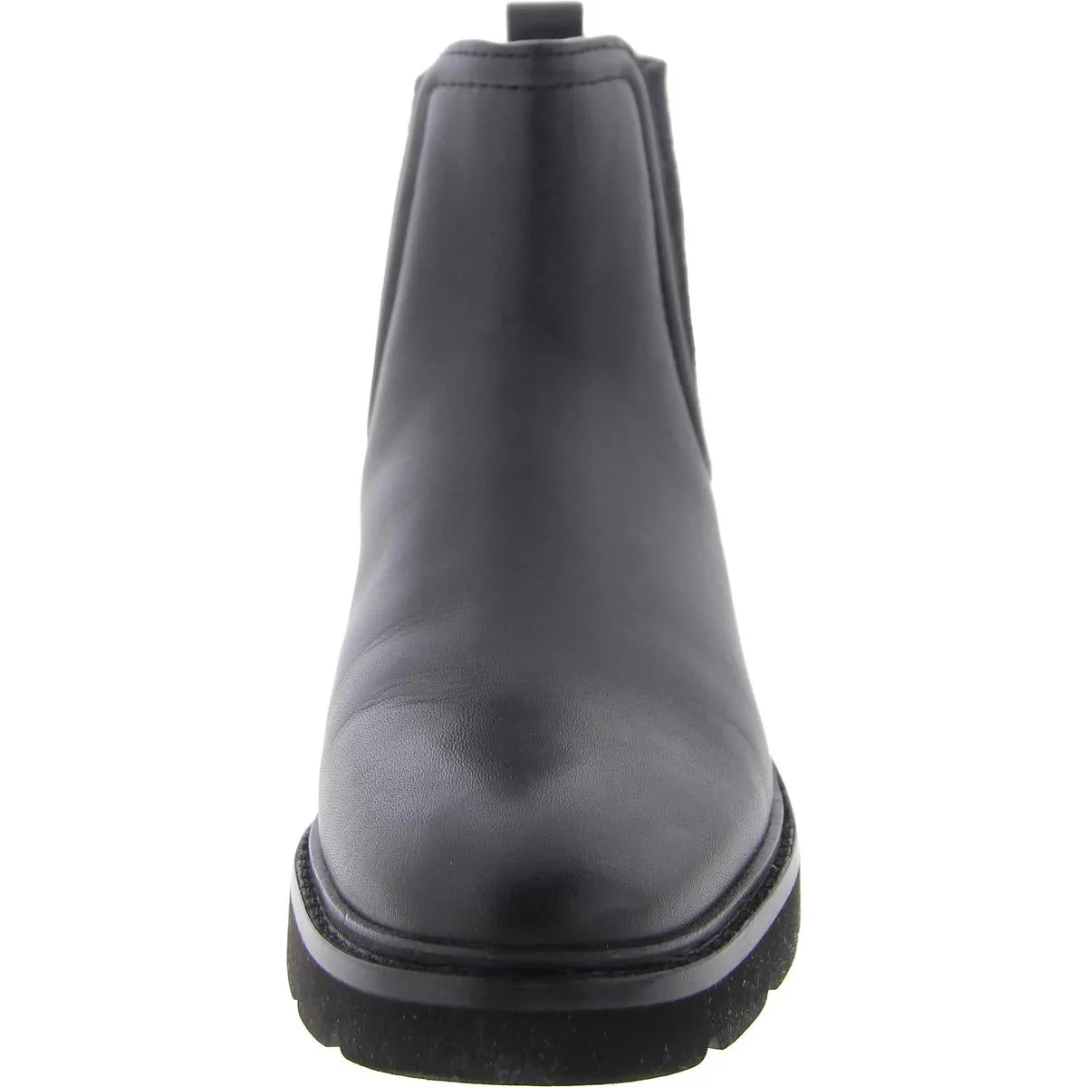Womens Faux Leather Round toe Ankle Boots