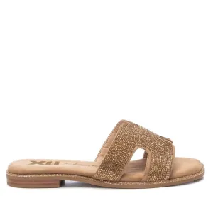 Women's Flat Sandals In Taupe