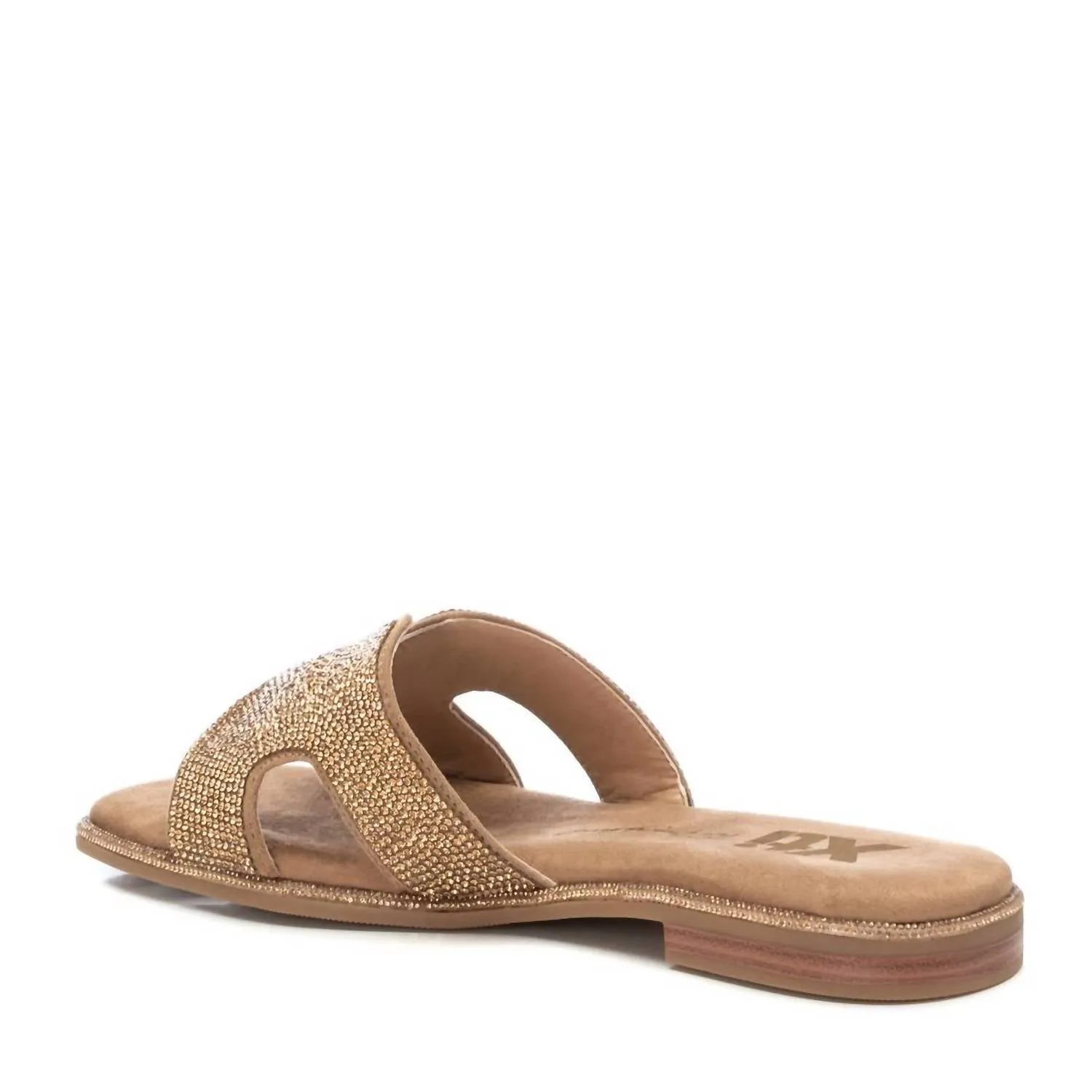 Women's Flat Sandals In Taupe