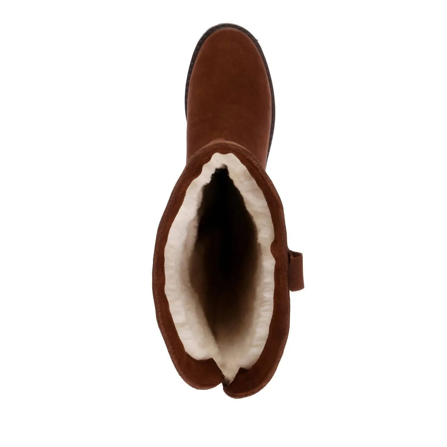 Women's Hervey Knee High Waterproof Suede Boot In Tawny