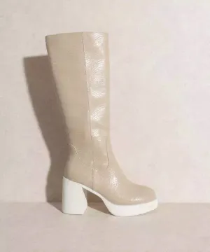 Women's Juniper High Boots In Beige