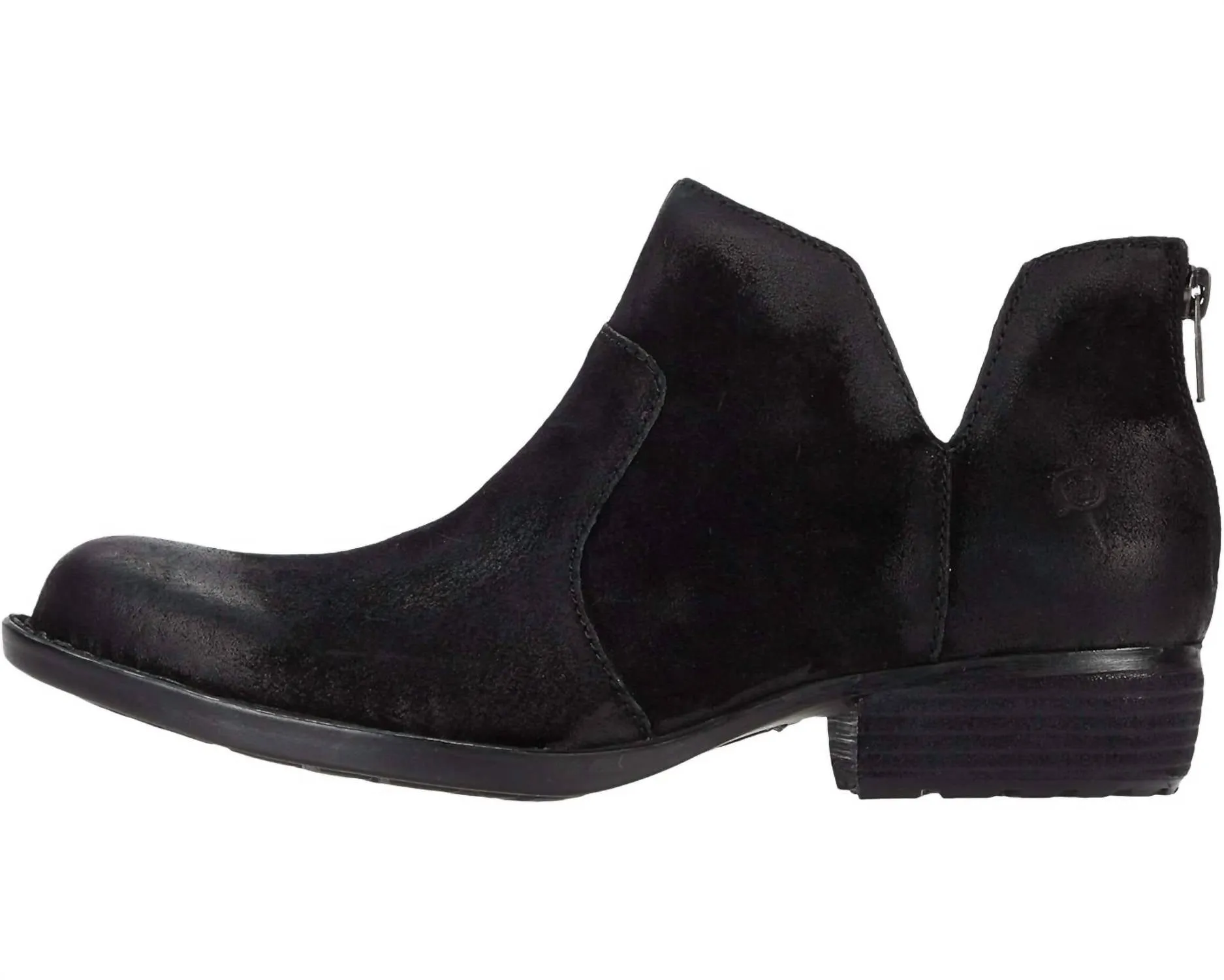 Women's Kerri Bootie In Black Distressed