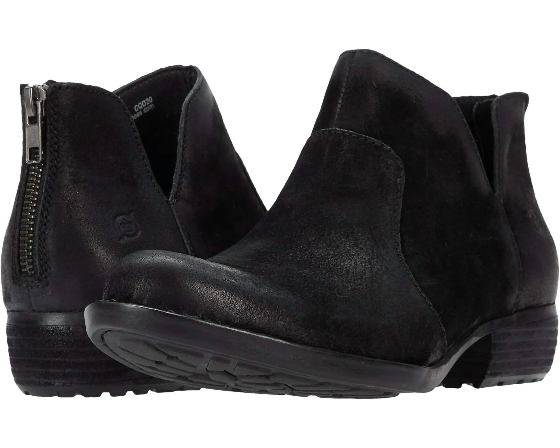 Women's Kerri Bootie In Black Distressed