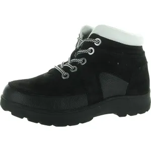 Womens Lace-Up Leather Winter & Snow Boots
