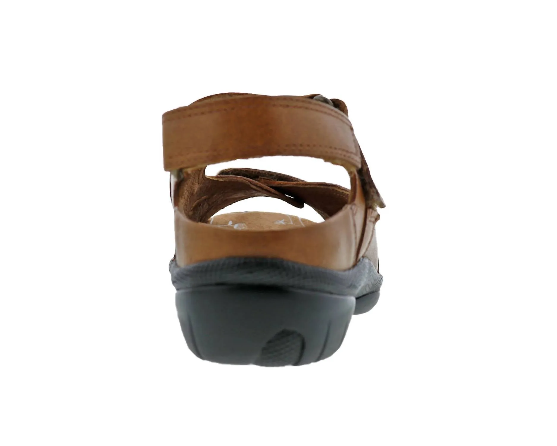 Women's Lagoon Casual Sandal In Cognac Leather