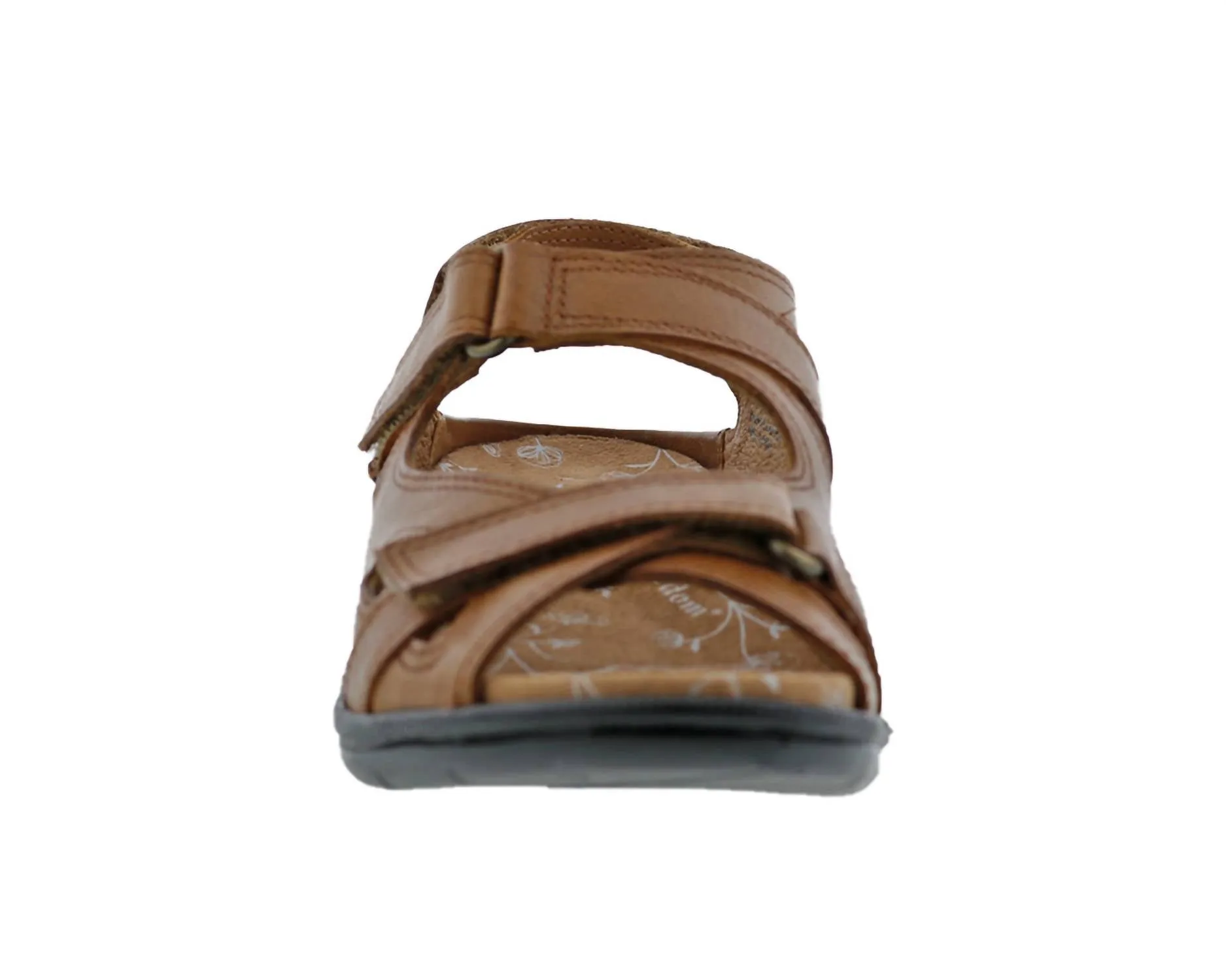 Women's Lagoon Casual Sandal In Cognac Leather