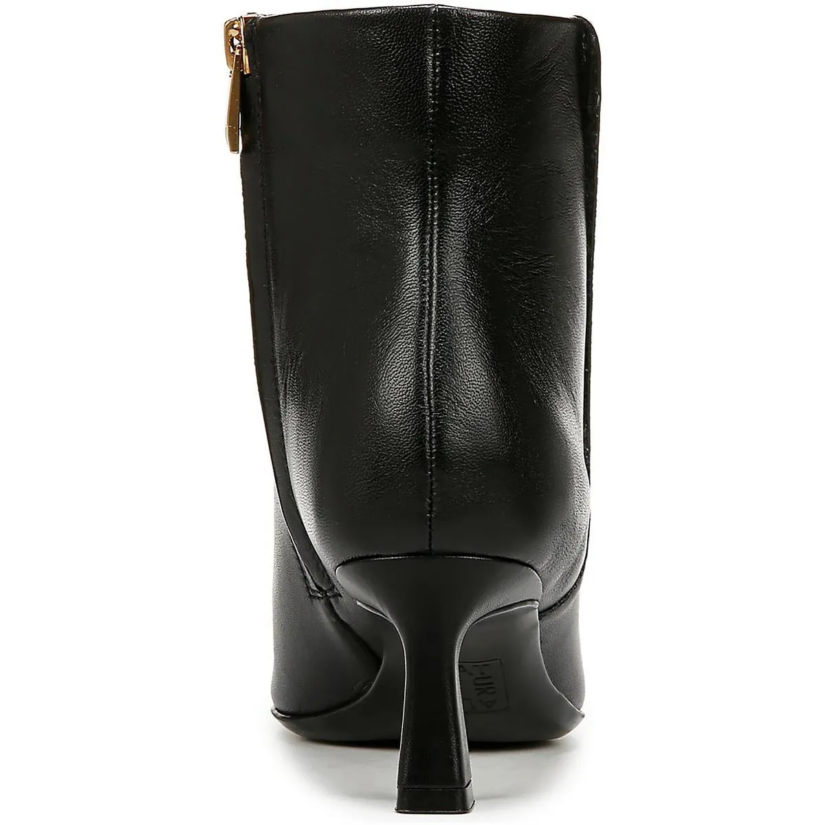 Womens Leather Pointed Toe Booties