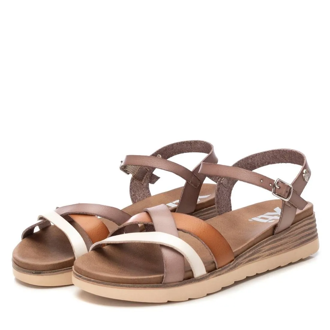 Women's Low Wedge Strappy Sandals By XTI