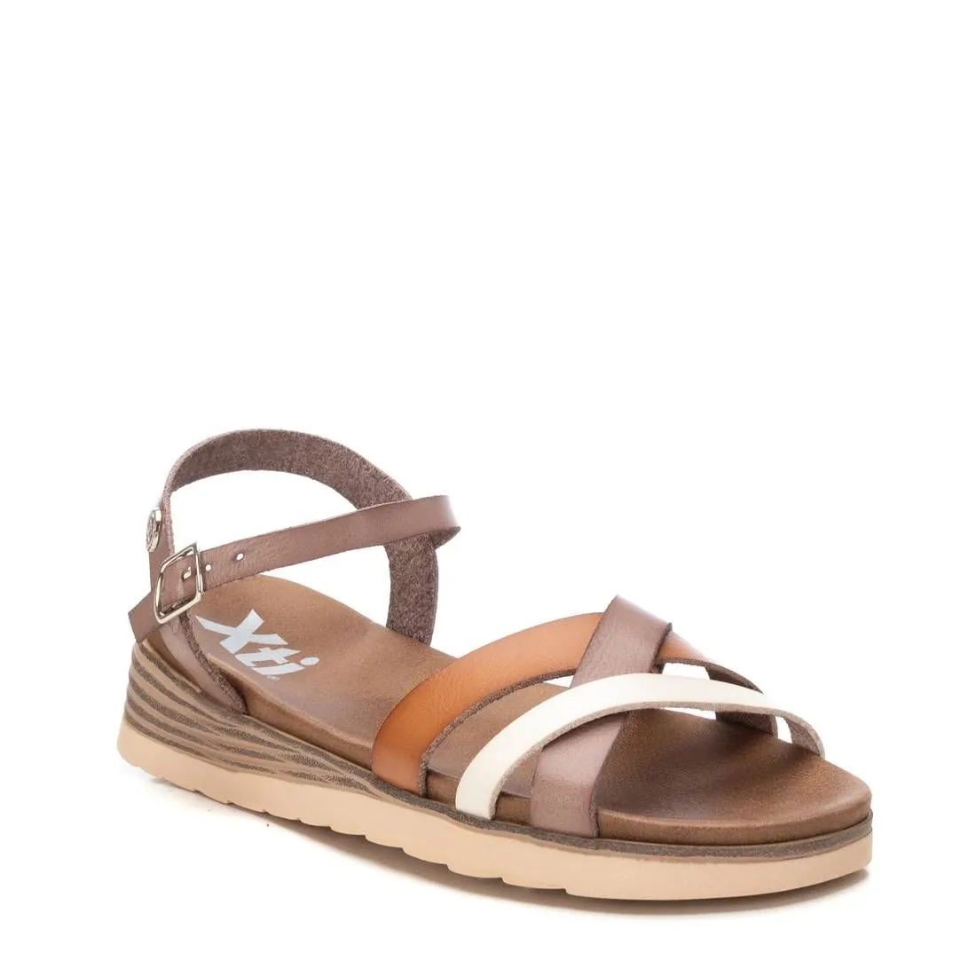 Women's Low Wedge Strappy Sandals By XTI