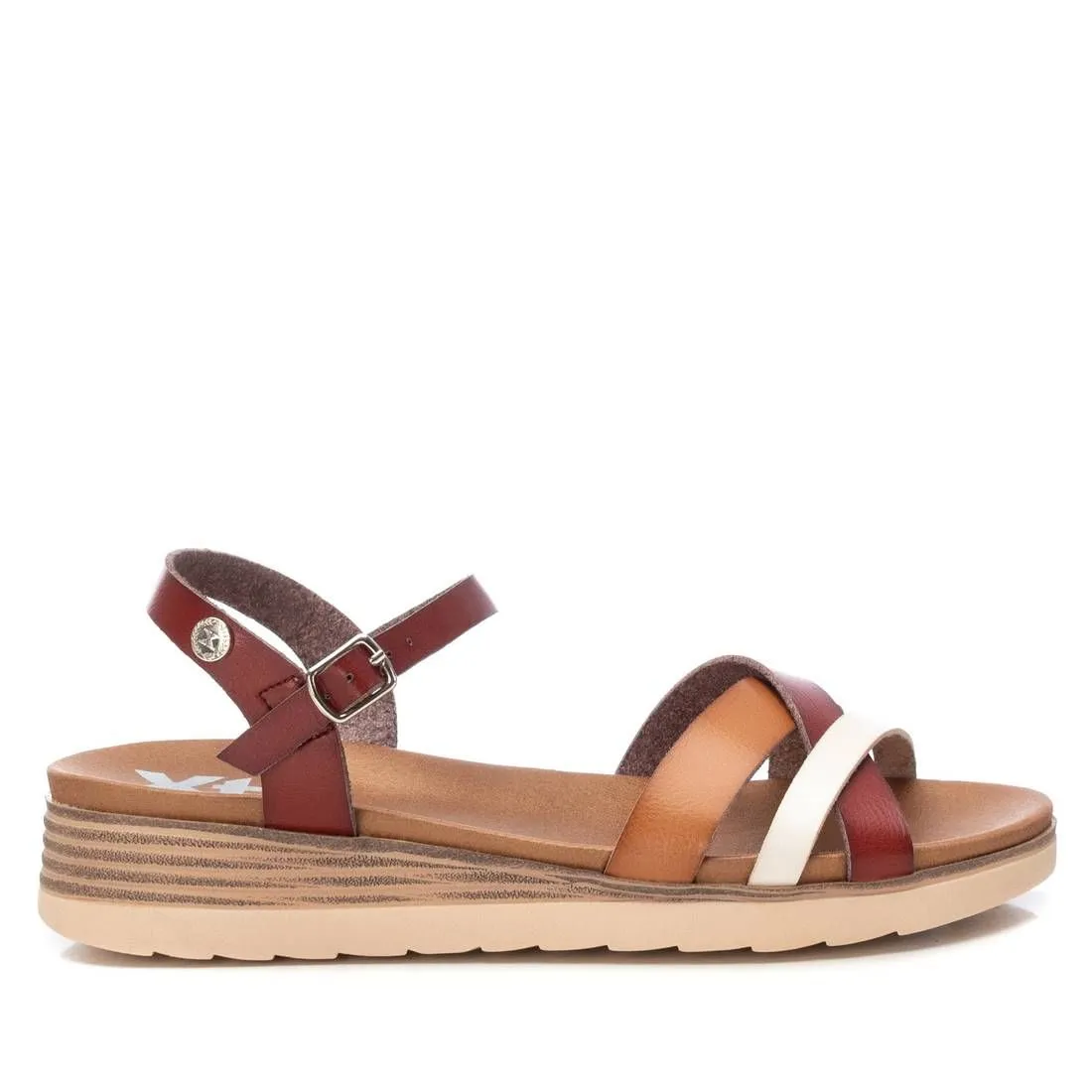 Women's Low Wedge Strappy Sandals By XTI