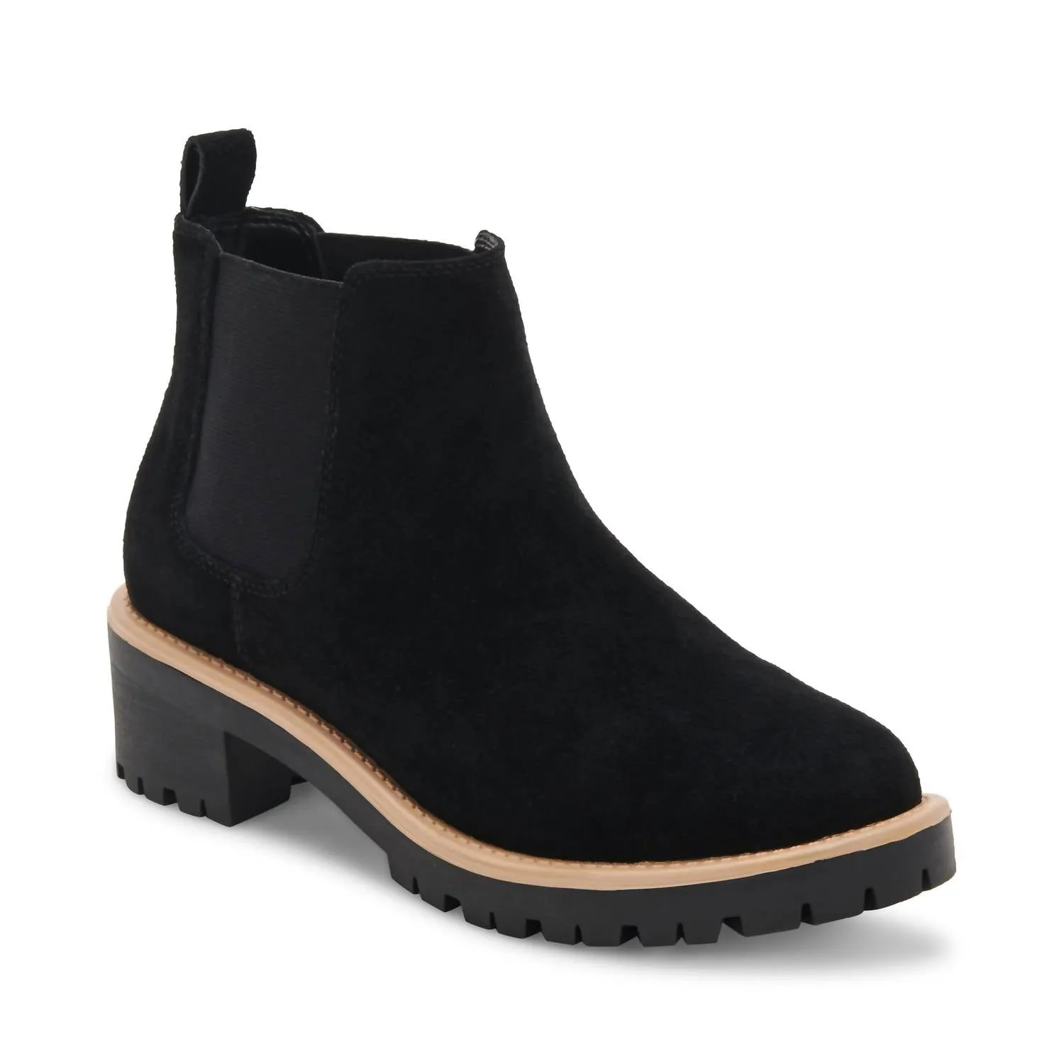 Women's Mayes Waterproof Bootie In Black Suede
