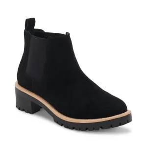 Women's Mayes Waterproof Bootie In Black Suede