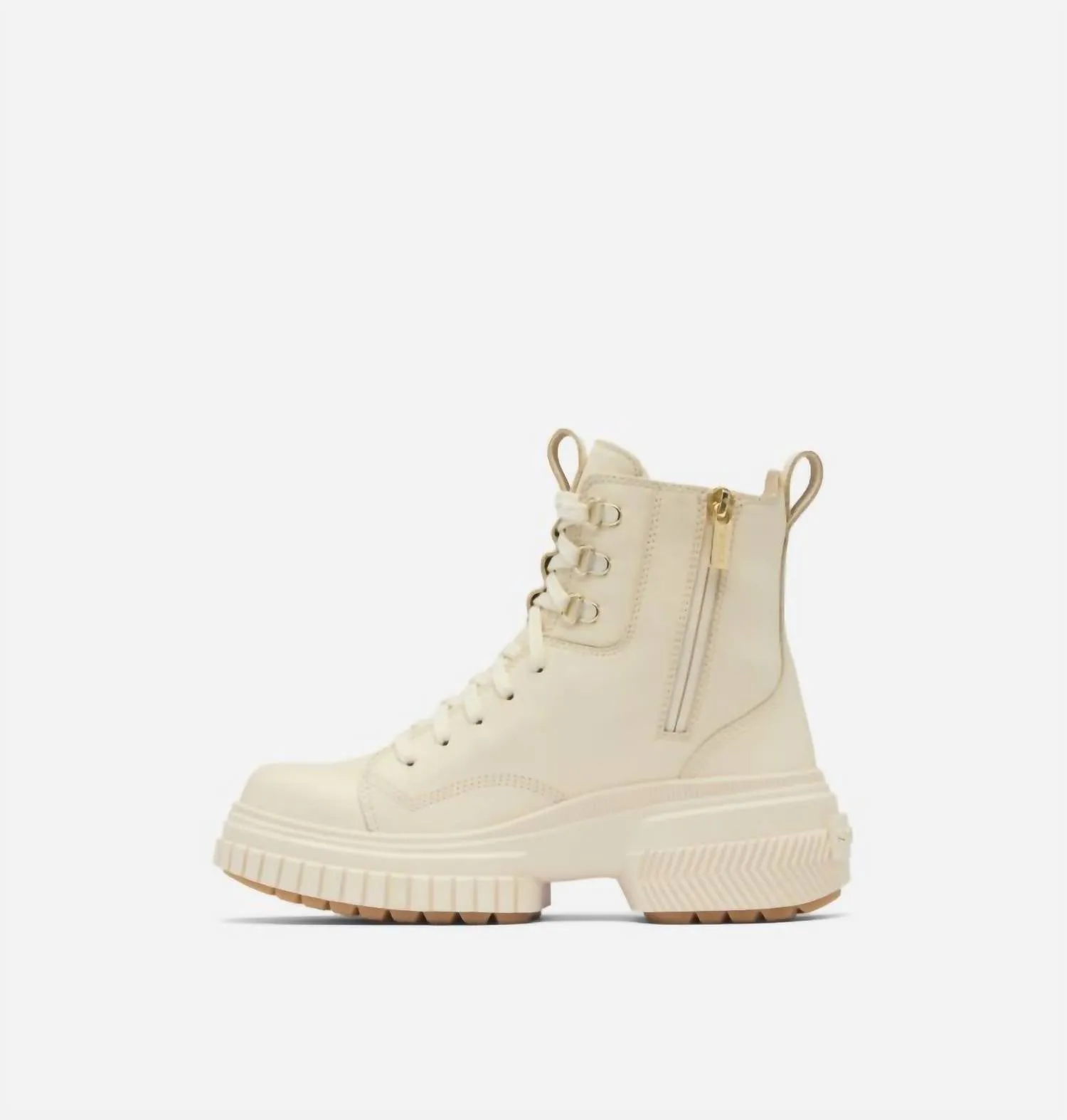 Women's Ona Ave Waterproof Lace Boot In Honey White / Sea Salt
