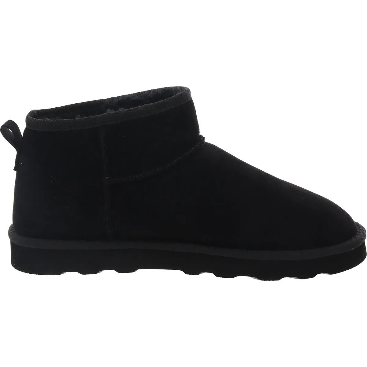 Womens Padded Insole Faux Suede Shearling Boots