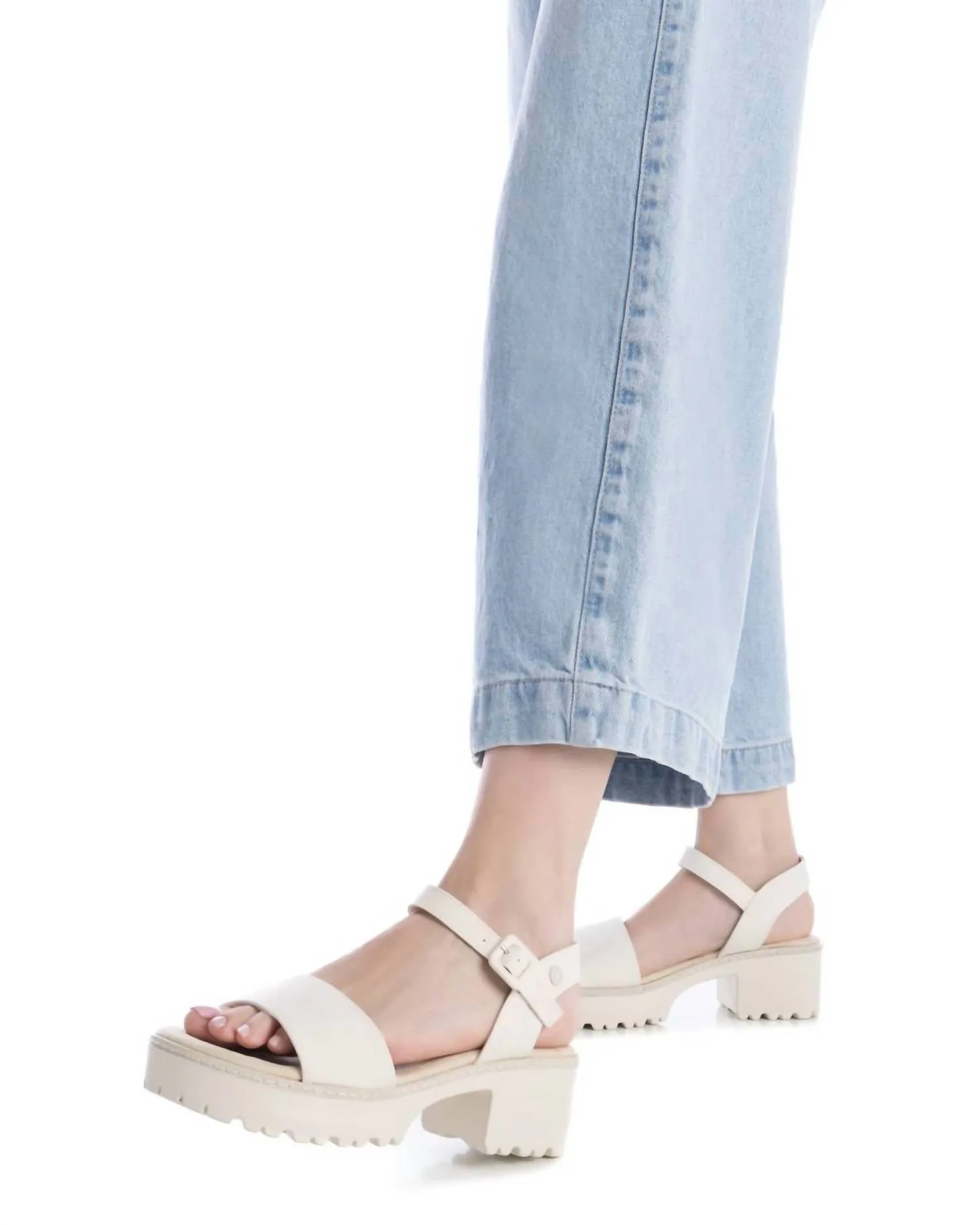 Women's Platform Sandals In Ice