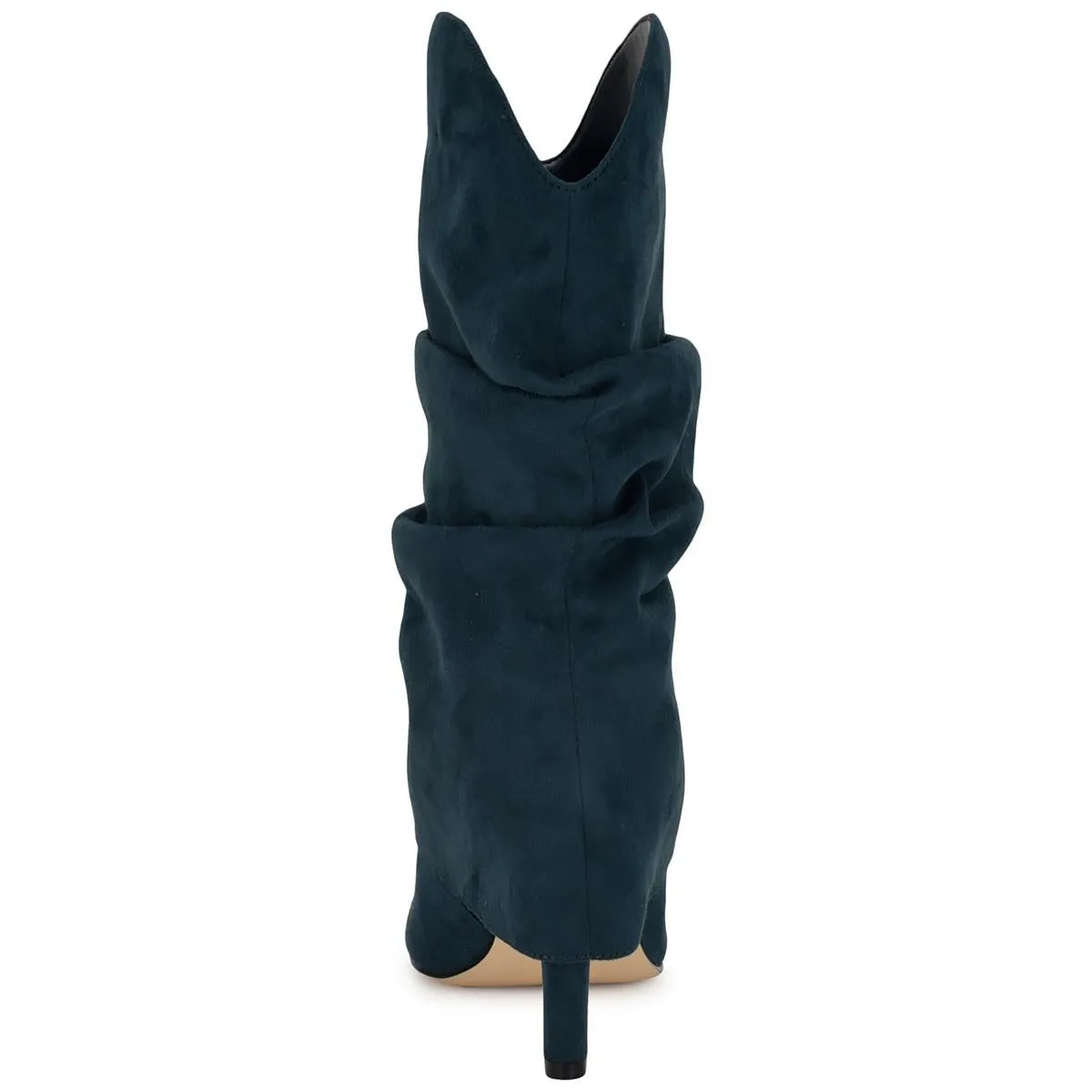 Womens Slouchy Faux Suede Mid-Calf Boots