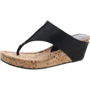 Womens Snake Print Wedge Sandals
