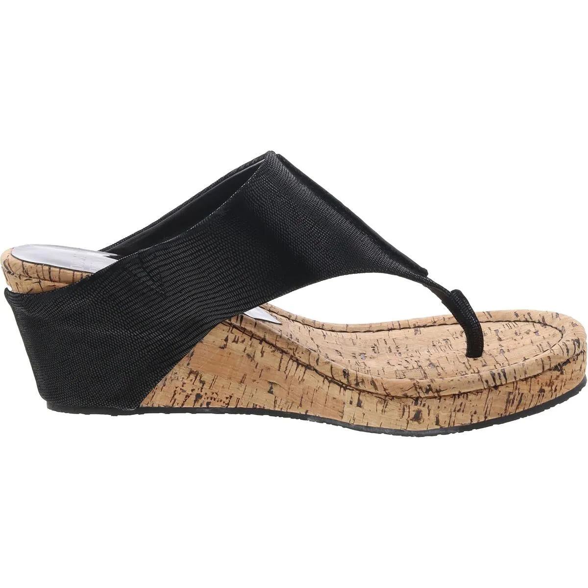 Womens Snake Print Wedge Sandals