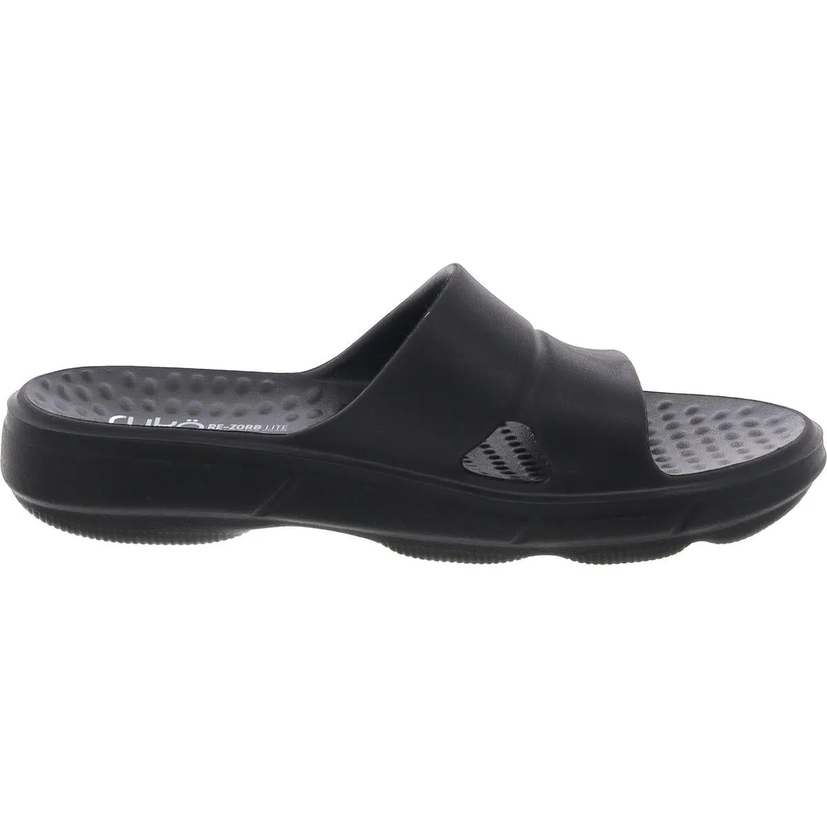 Womens Solid Slide Sandals