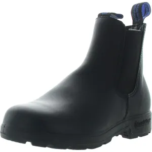 Womens Stretch Leather Ankle Boots