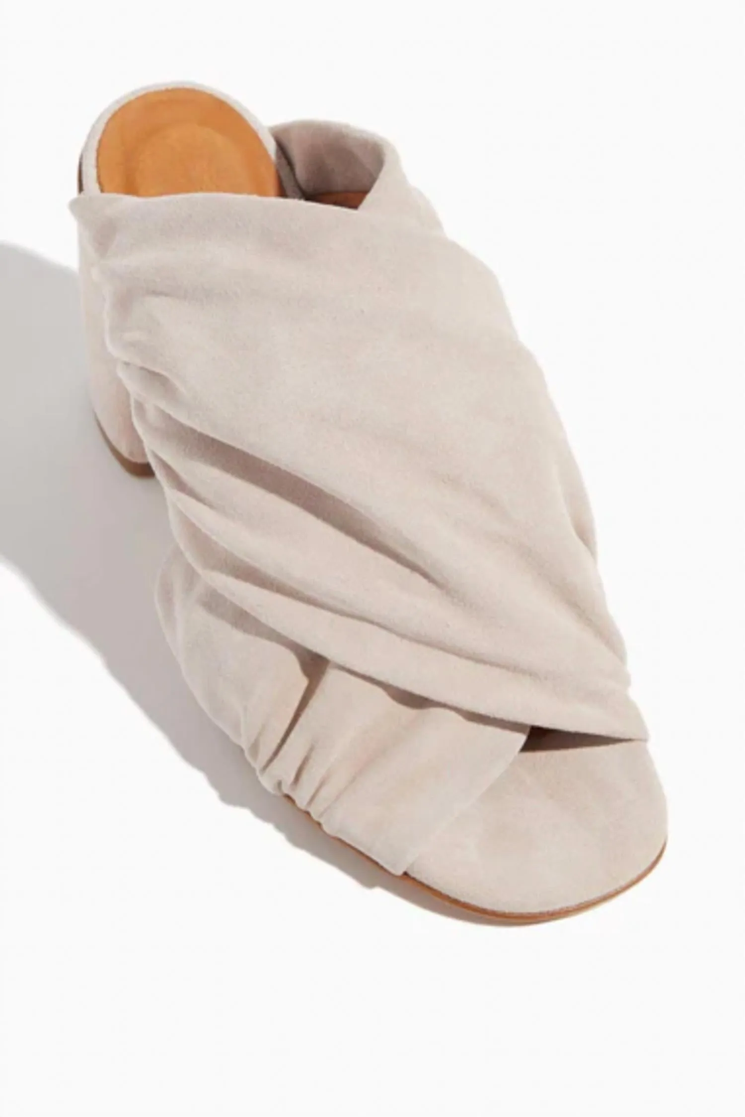 Women's Suede Heeled Sandals In Rose