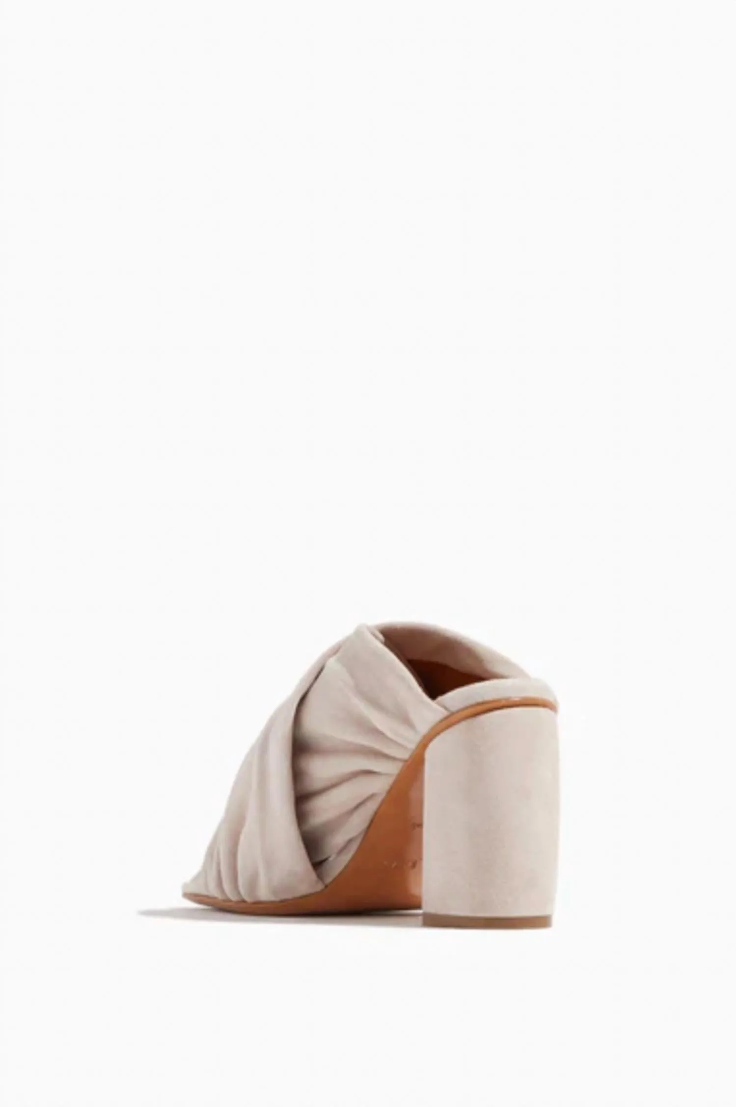 Women's Suede Heeled Sandals In Rose