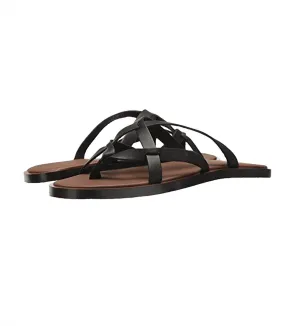 Women's Yoga Strappy Sandal In Black