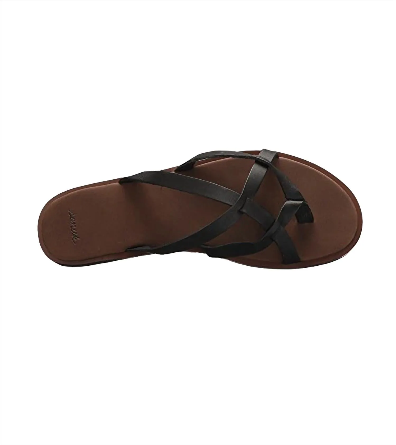 Women's Yoga Strappy Sandal In Black