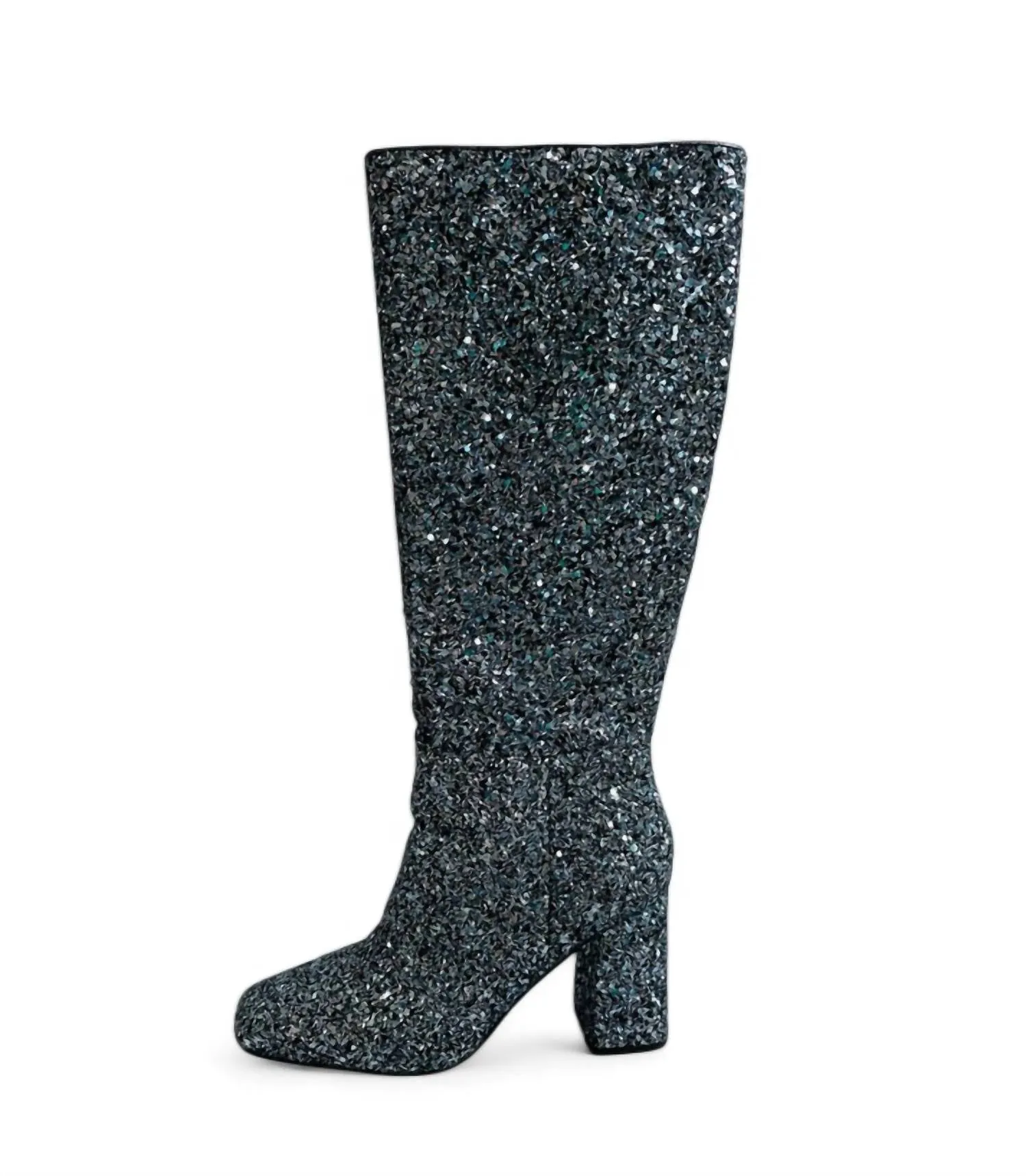 Women's Yolo Glitter Boots In Sapphire Blue