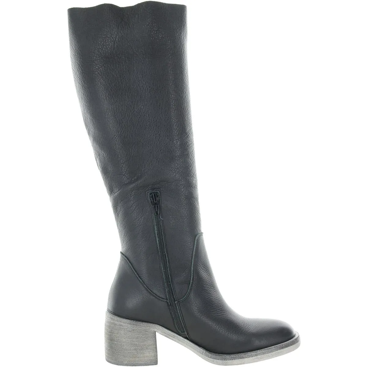 Womens Zipper Knee-High Boots