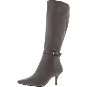 Womens Zipper Knee-High Boots