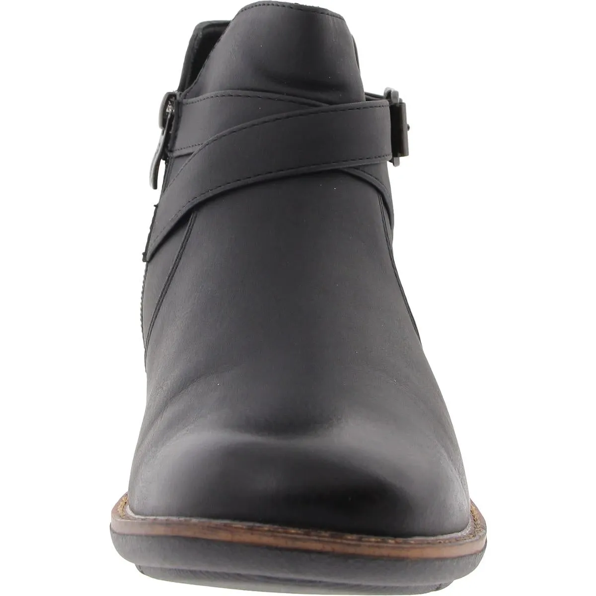 Womens Zipper Manmade Booties