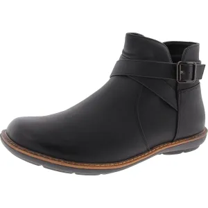 Womens Zipper Manmade Booties