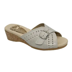 Worishofer Women's 251 Slide Opal Bone Leather