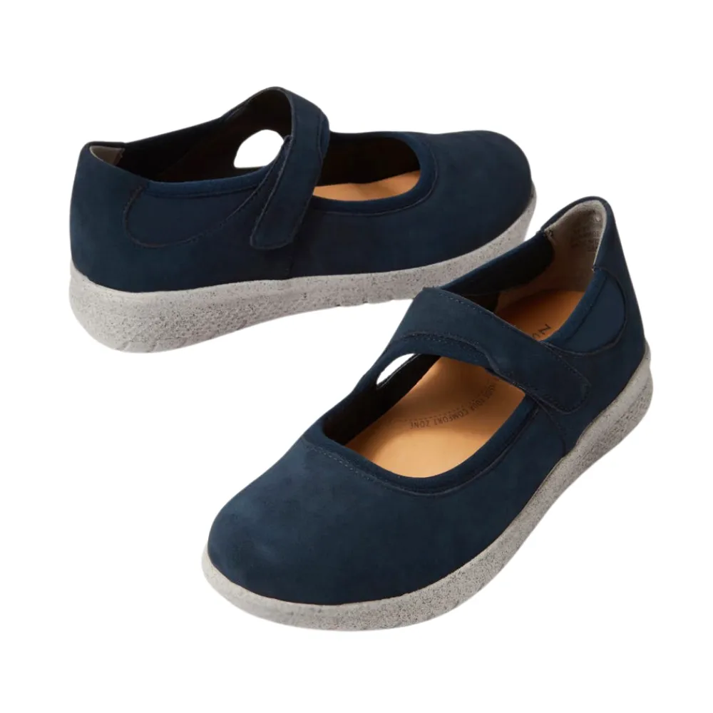 Ziera Silvania Navy Nubuck Mary Jane (Women's)