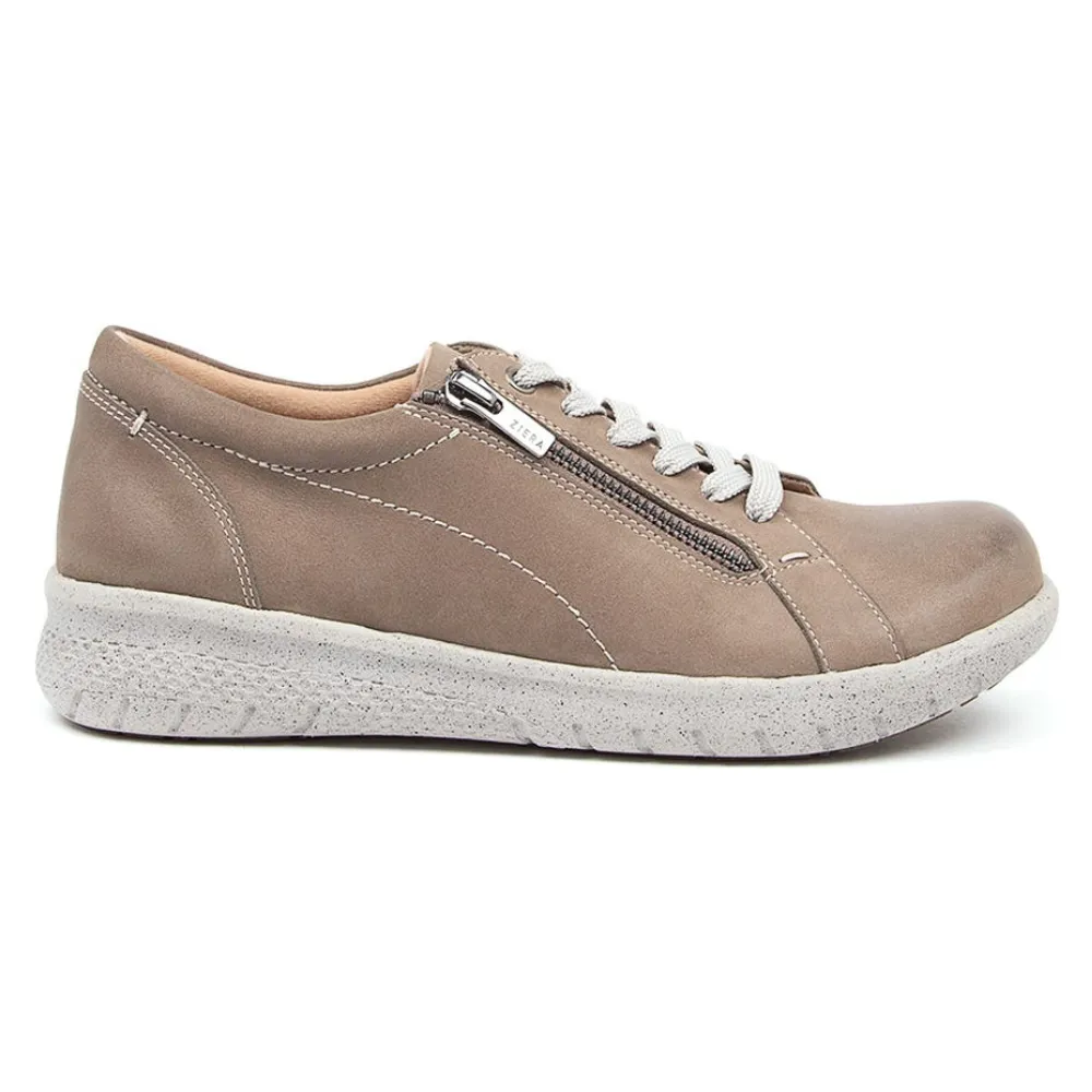 Ziera Solar Taupe Nubuck Sneaker (Women's)