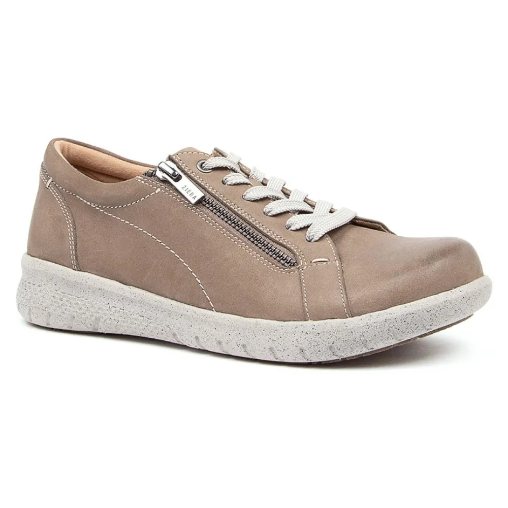 Ziera Solar Taupe Nubuck Sneaker (Women's)